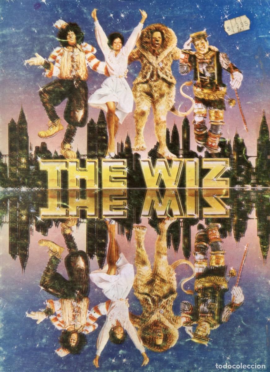 Cine: THE WIZ (EL MAGO). Programa de lujo del estreno de la pel&iacute;cula. DIANA ROSS, MICHAEL JACKSON, LENA HO