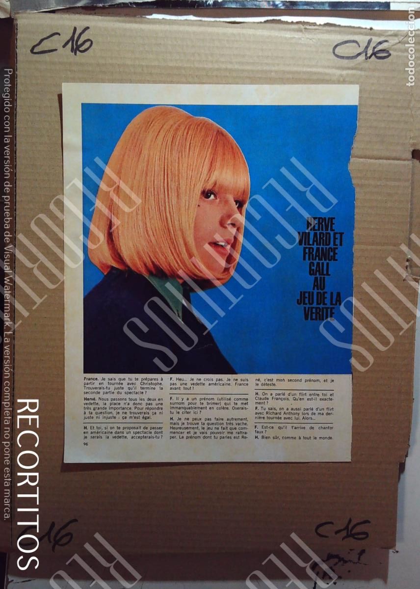 Cine: antoine en el lido france gall
