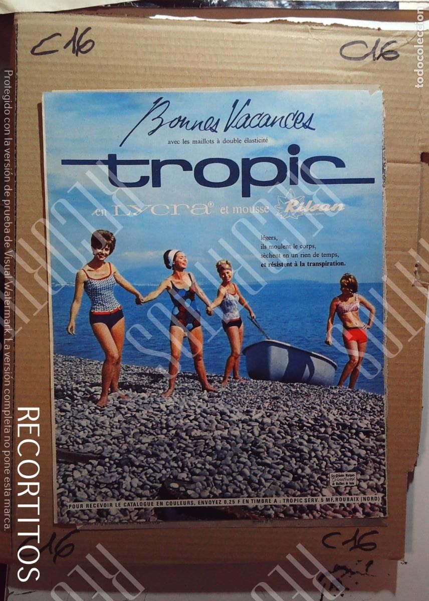 Cine: ROPA DE BA&Ntilde;O LENCERIA tropic lycra rilsan