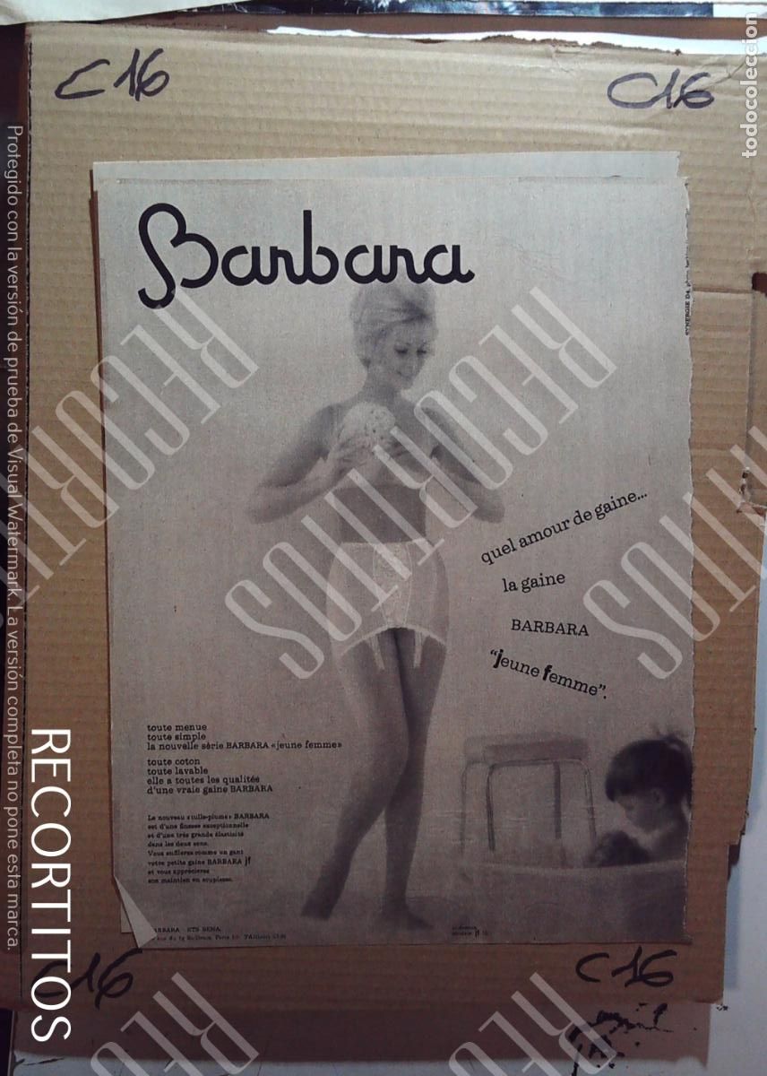 Cine: ROPA DE BA&Ntilde;O LENCERIA tropic lycra barbara