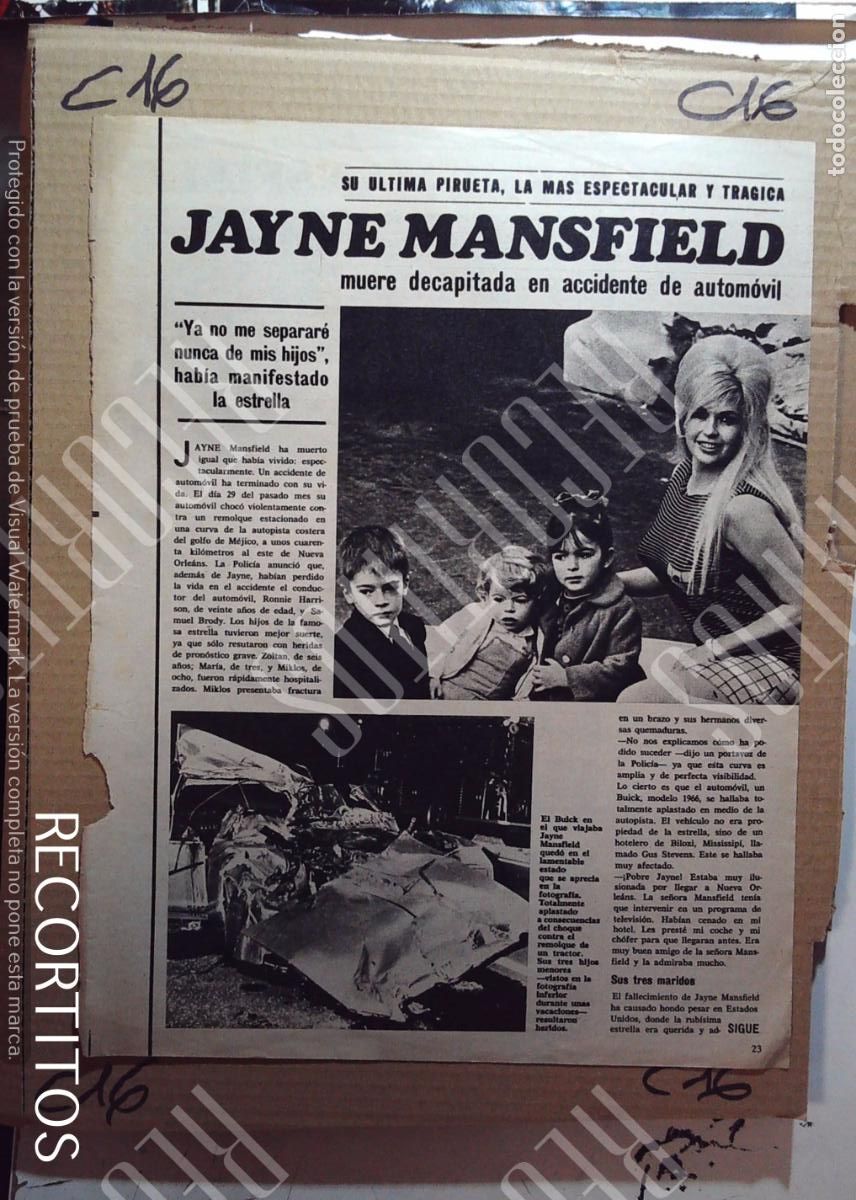 Cine: JAYNE MANSFIELD SEXY BOOM en espa&ntilde;a museo del prado