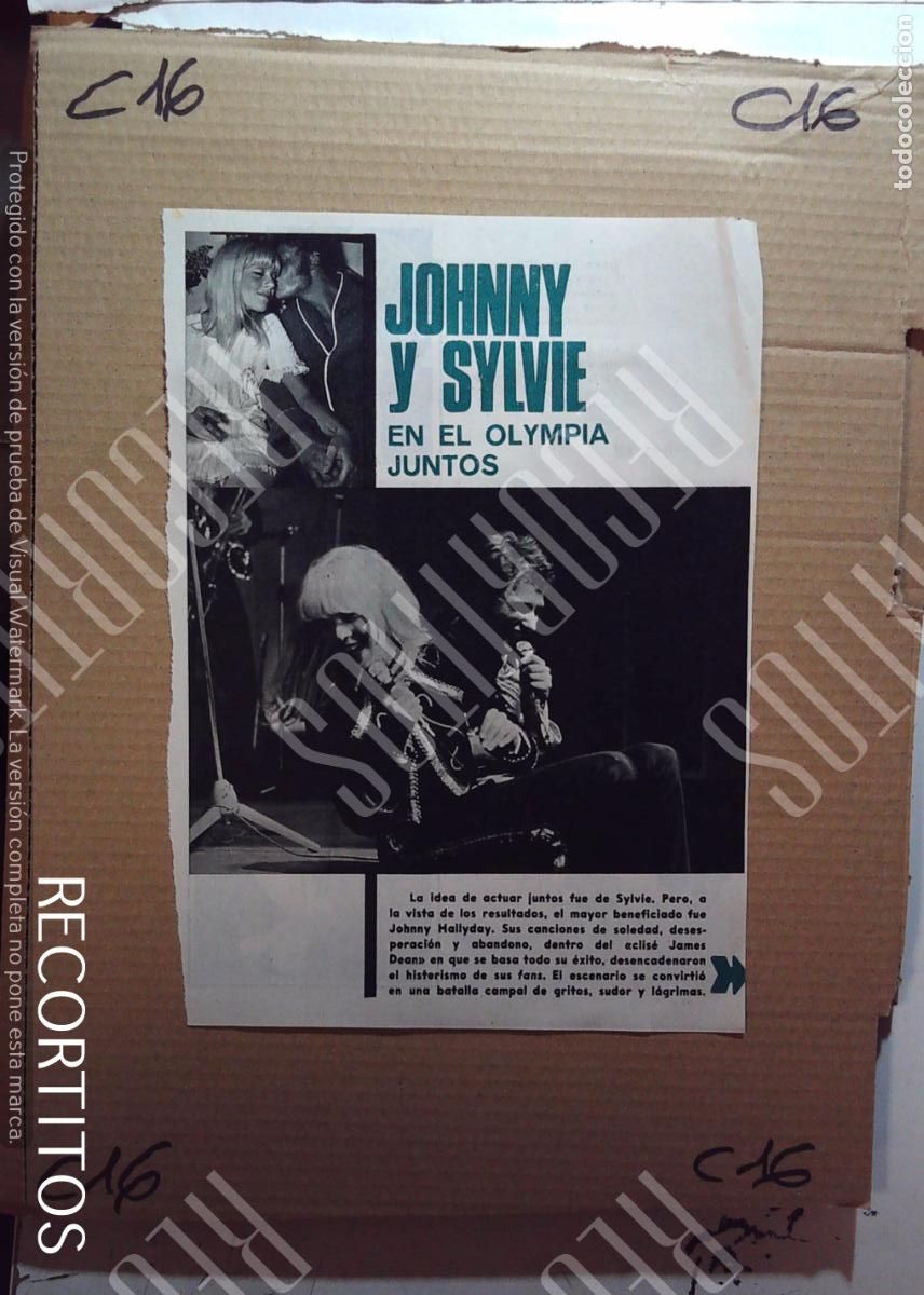 Cine: sylvie vartan johnny hallyday en el olympia