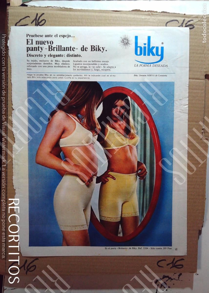Cine: BIKY FAJA LENCERIA ANUNCIO PUBLICIDAD afga