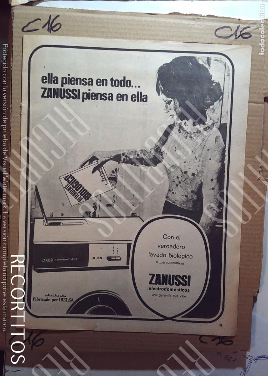 Cine: ZANUSSI LAVAVAJILLAS ANUNCIO PUBLICIDAD laca cardonett