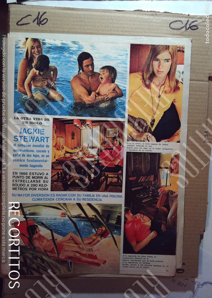 Cine: JACKIE STEWART ginebra con su familia