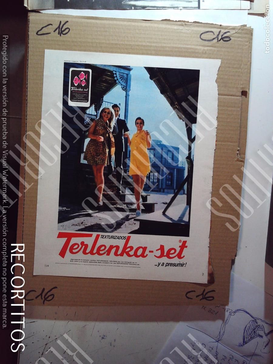 Cine: TERLENKA ANUNCIO PUBLICIDAD mini hollywood western oeste