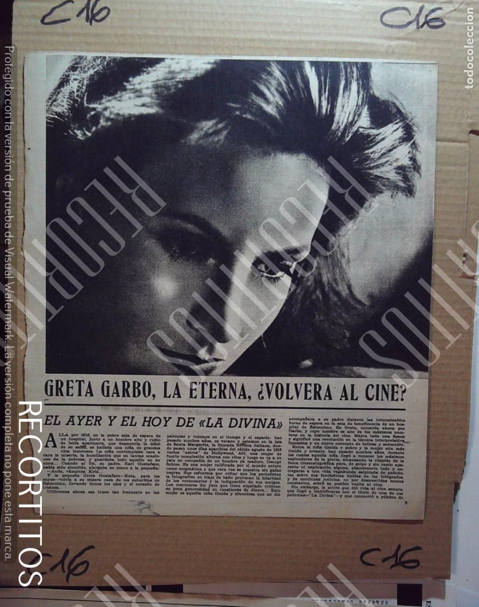 Cine: greta garbo la eterna la divina - Foto 1