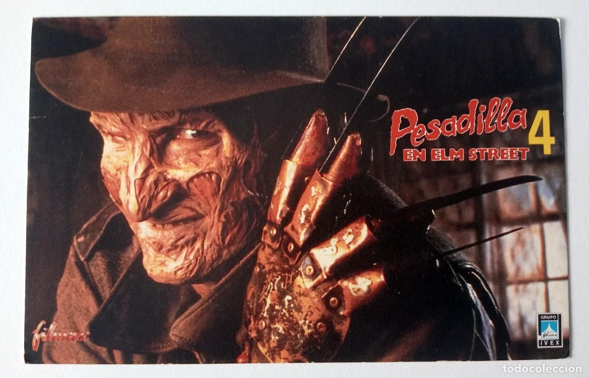 Cine: POSTAL ORIGINAL PELICULA 1988 PESADILLA EN ELM STREET 4 (FREDDY KRUEGER)