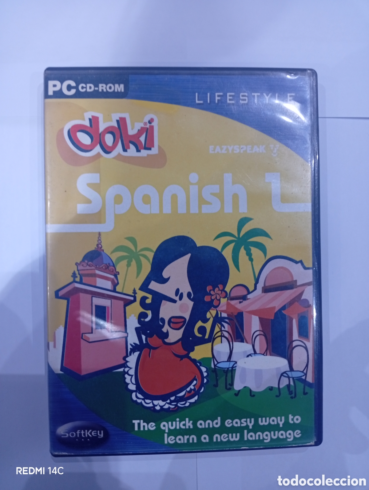 Cine: DOKI SPANISH 1 &ndash; EAZYSPEAK &ndash; SOFTKEY &ndash; CD-ROM EDUCATIVO PARA PC