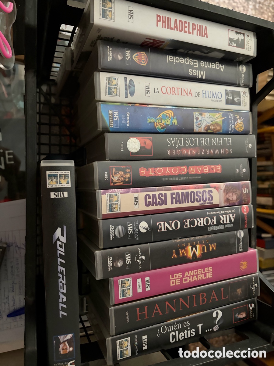 Cine: Lote de 26 VHS Jumanji Titanic Chocolat Independence Day The Fly (La mosca) dungeons dragons