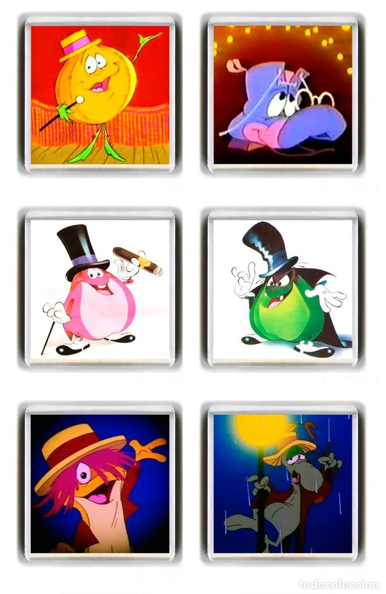 Cine: LOTE IMANES ACRILICOS NEVERA - PROGRAMAS DE TELEVISION - MASCOTAS DEL 1,2,3 RESPONDA OTRA VEZ