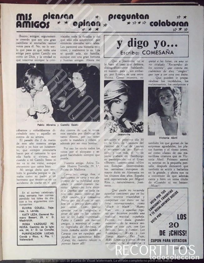 Cine: camilo sesto pabloa abraira victoria abril jeanette