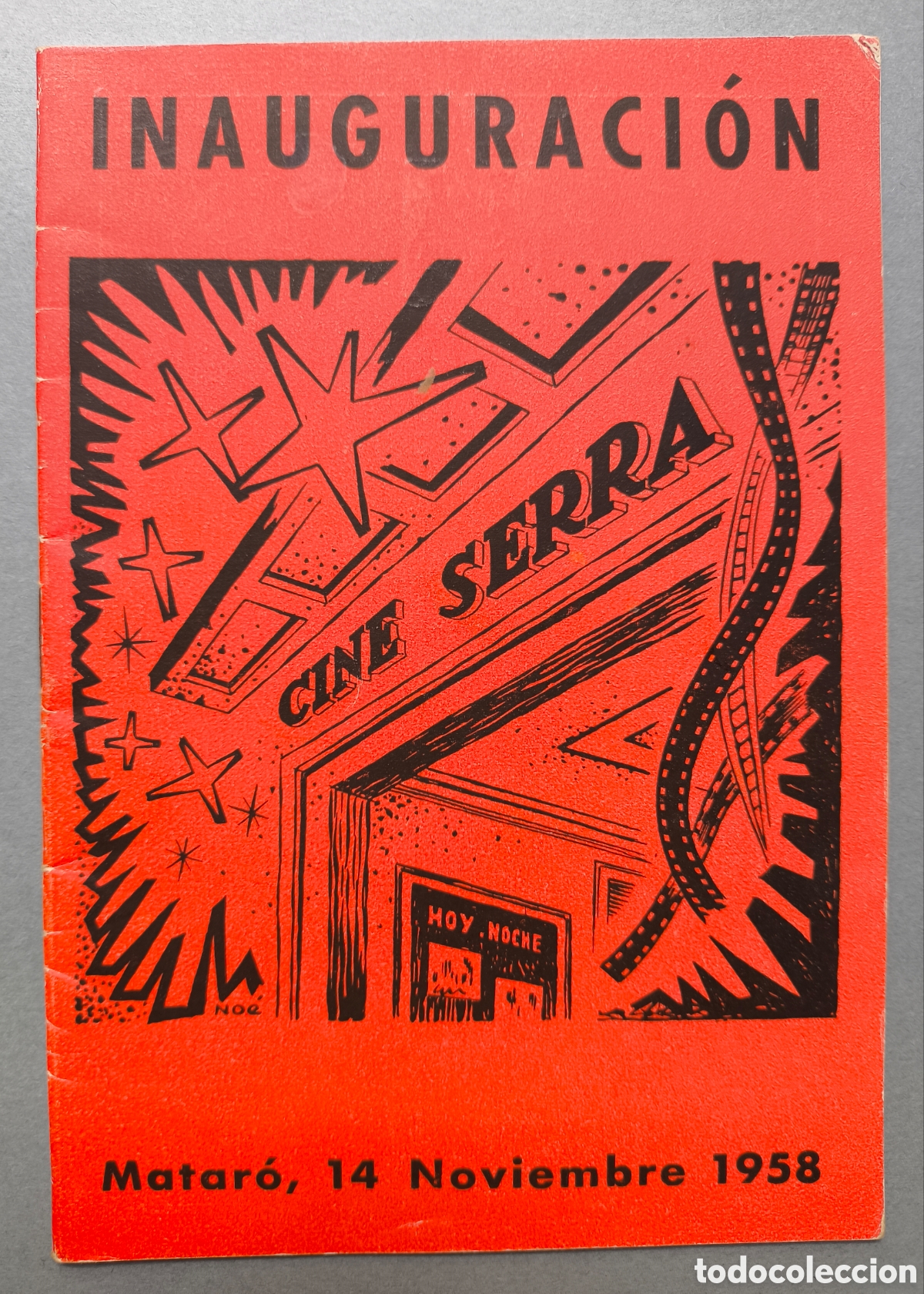 Cine: MATAR&Oacute; CINEMA SERRA INAGURACI&Oacute; 1958
