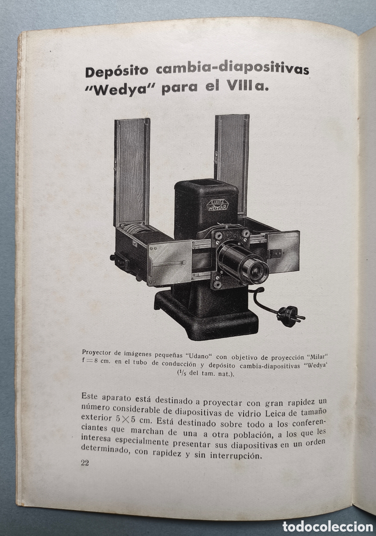 Cine: LEITZ PROYECTOR CAT&Aacute;LOGO 1935 - Foto 8