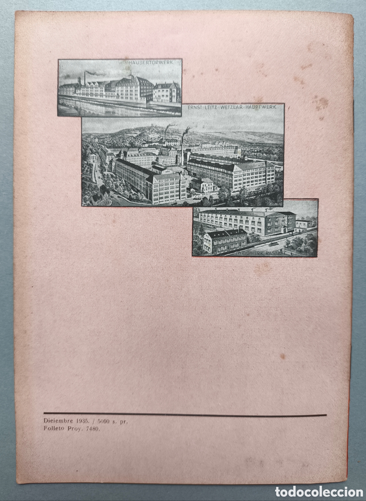 Cine: LEITZ PROYECTOR CAT&Aacute;LOGO 1935 - Foto 10