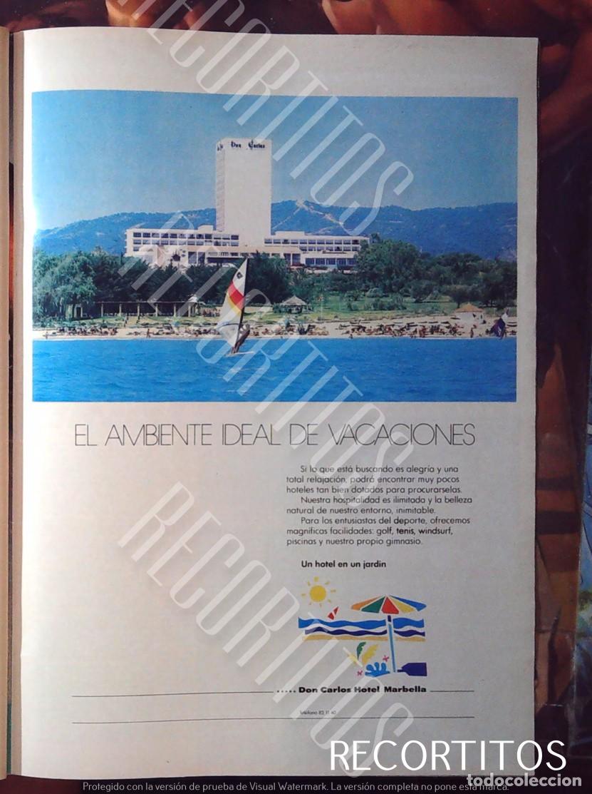 Cine: hotel don carlos marbella publicidad en prensa