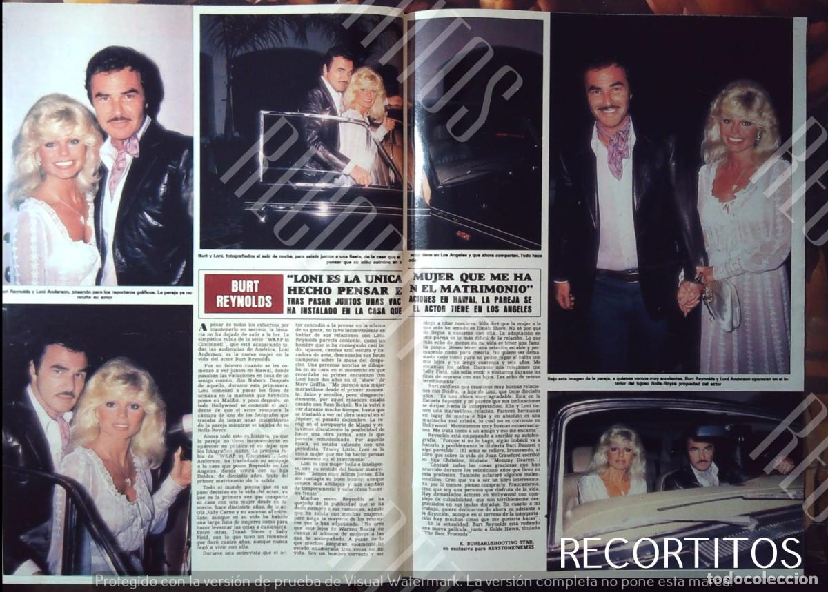 Cine: BURT REYNOLDS LONI ANDERSON