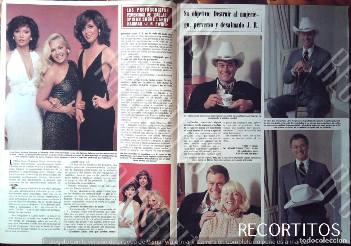 Cine: LARRY HAGMAN JR dallas victoria principal charlene tilton linda grey gray