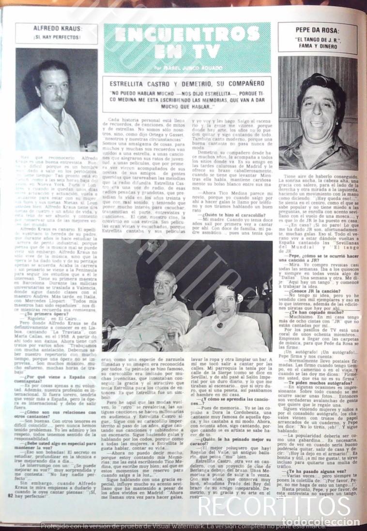Cine: estrellita castro alfredo kraus pepe da rosa