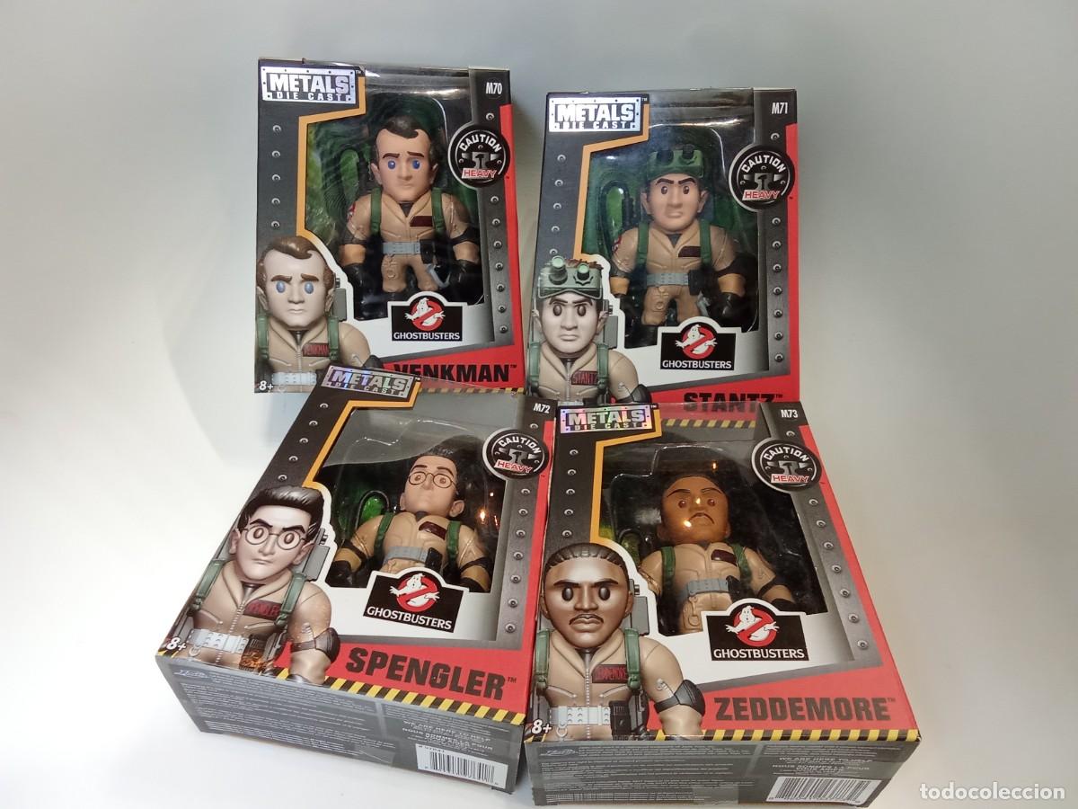 Cine: Lote 4 figuras de metal Ghostbusters, Cazafantasmas