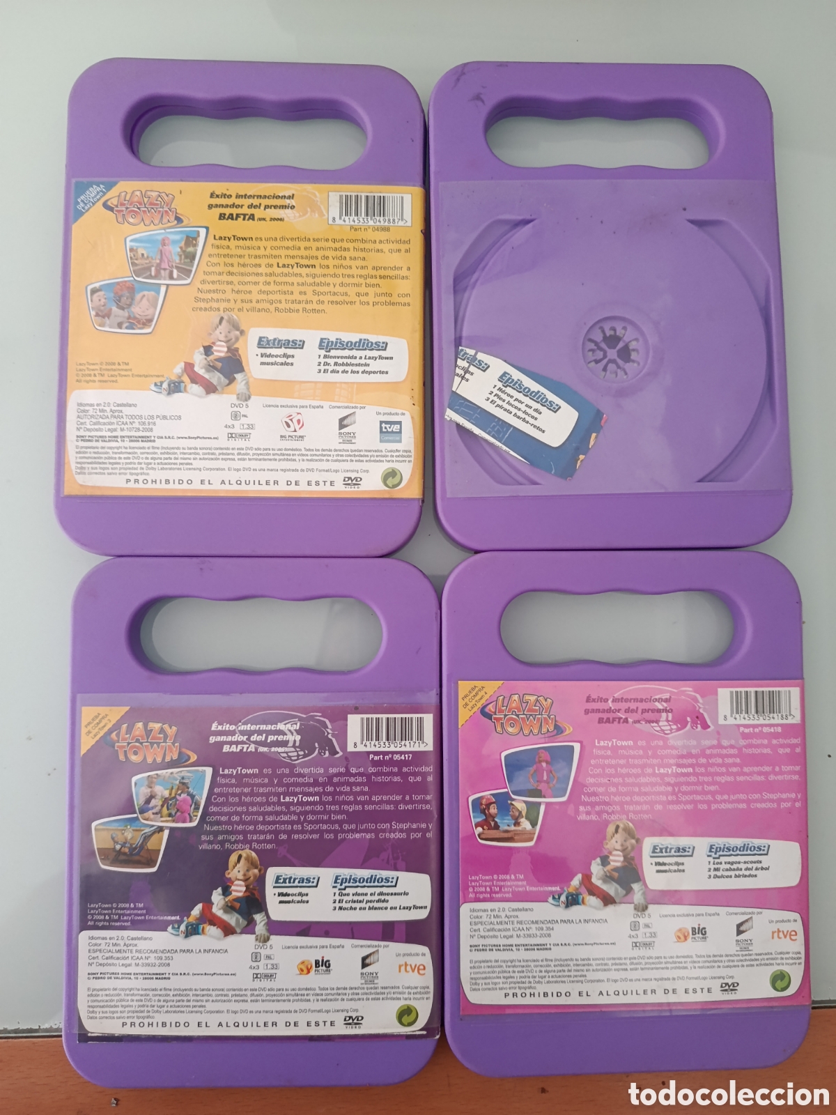 Cine: LAZY TOWN 1,2,3 Y 4 DVD - Foto 3