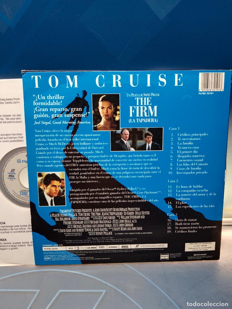 Cine: Laser disc LA TAPADERA - TOM CRUISE, LASERDISC - Foto 5
