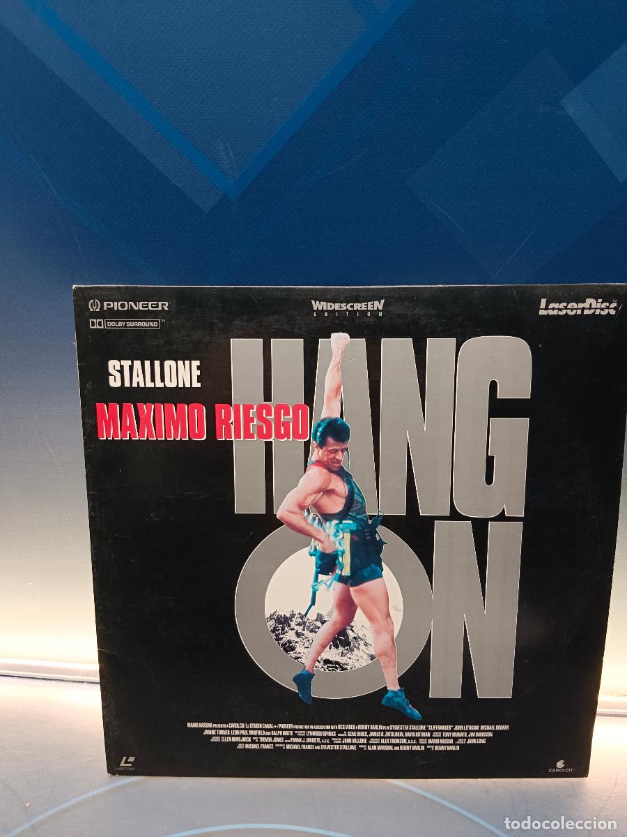 Cine: laser disc M&Aacute;XIMO RIESGO. SILVESTER STALLONE