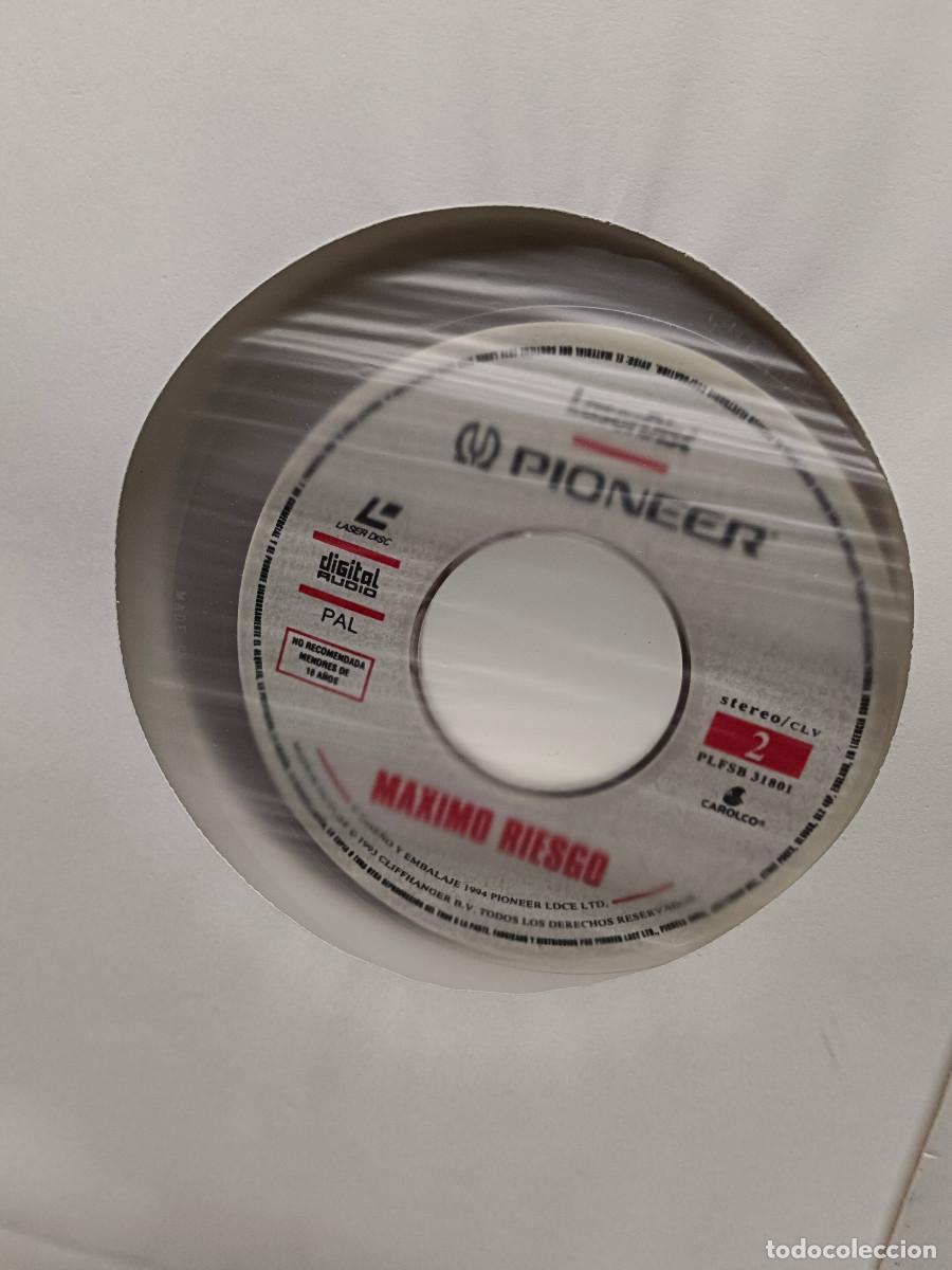 Cine: laser disc M&Aacute;XIMO RIESGO. SILVESTER STALLONE - Foto 4