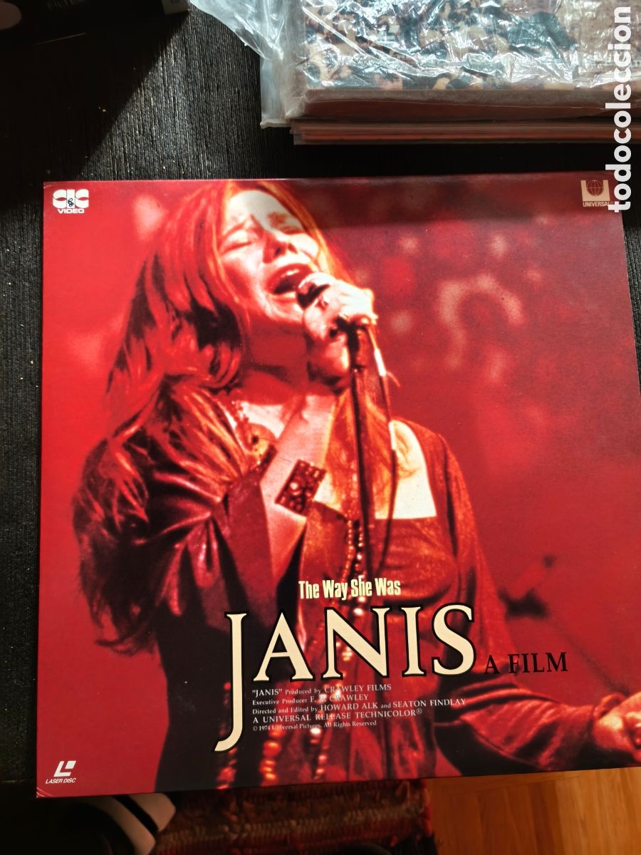Cine: Janis Joplin: The Way She Was 1991 Mono