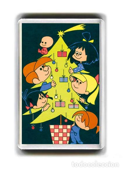 Cine: IMAN ACRILICO NEVERA - TELEVISI&Oacute;N - LA FAMILIA TELERIN ABETO NAVIDAD