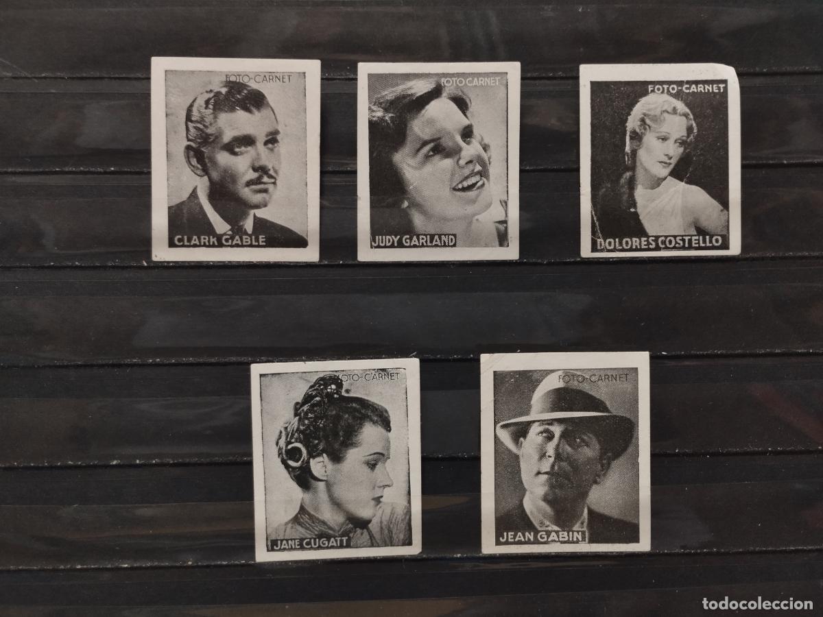 Cinema: CINE. CONJUNTO DE 5 PEQUE&Ntilde;AS FOTOGRAFIAS DE FOTO-FILMS. VER LISTADO EN DESCRIPCION. SIN REVERSO.