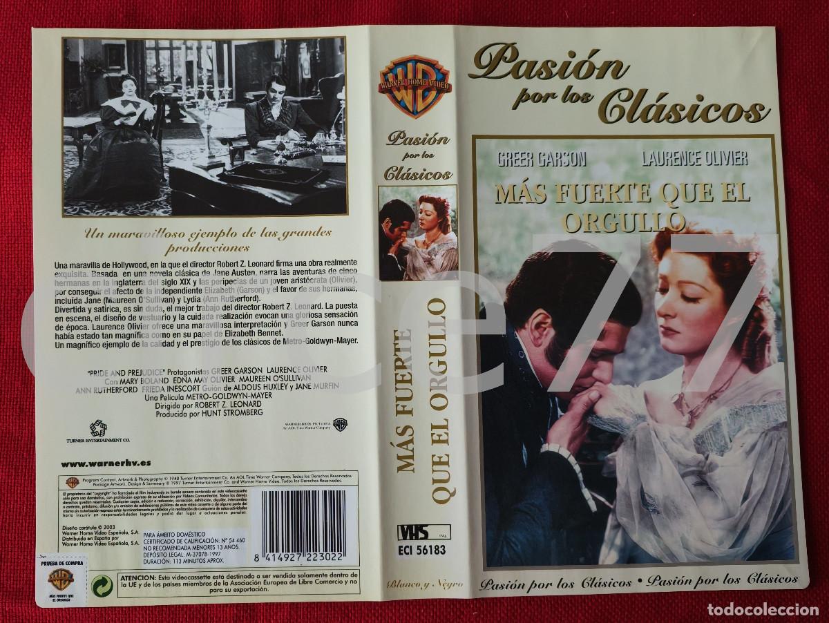 Kino: Car&aacute;tula VHS M&aacute;s fuerte que el orgullo