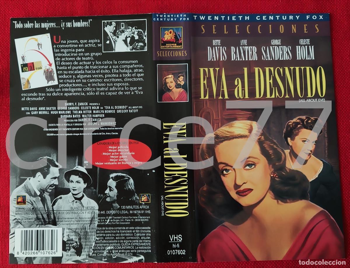 Cine: Car&aacute;tula VHS Eva al desnudo