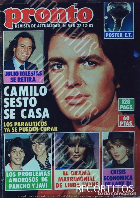 Cine: Reporte portada Camilo Sesto Lady Di Diana de Gales Linda Evans Pancho y Javi verano azul Julio Igle