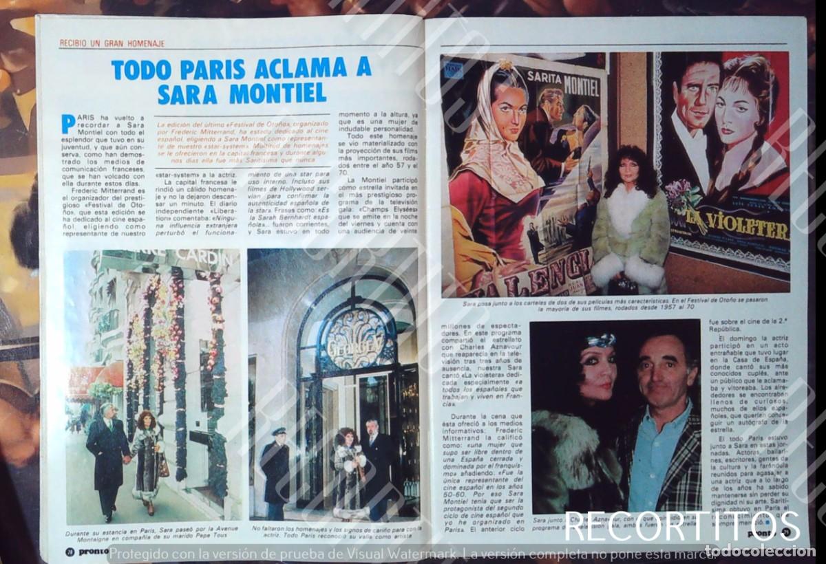 Cine: Sara Montiel en Par&iacute;s con Charles Aznavour La violetera Pepe Tous el &uacute;ltimo cupl