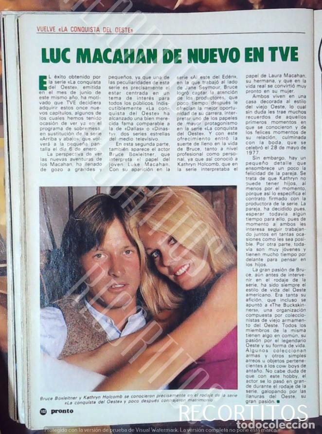 Cine: luc macahan la conquista del oeste kathryn holcomb
