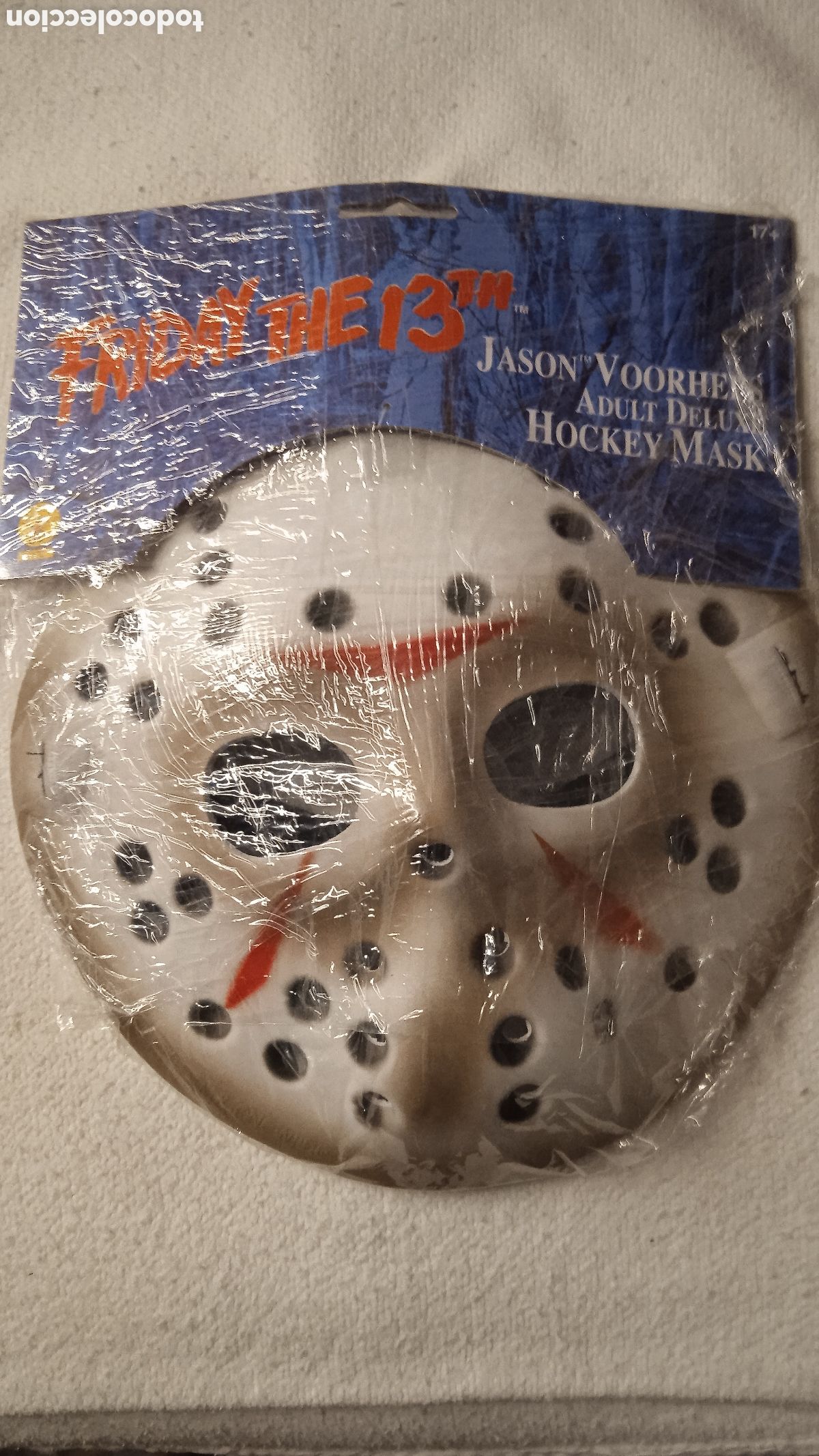 Kino: M&aacute;scara Oficial Jason Voorhees Viernes 13 &ndash; Gomaespuma &ndash; Hockey Mask de Terror &ndash; Art&iacute;culo Original e
