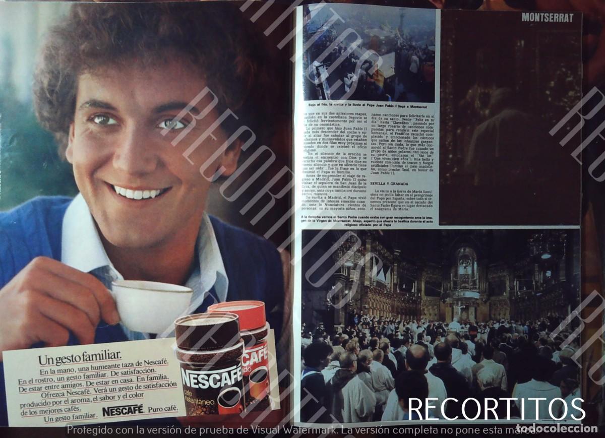 Kino: papa juan pablo ii en espa&ntilde;a 1982 montserrat nescafe