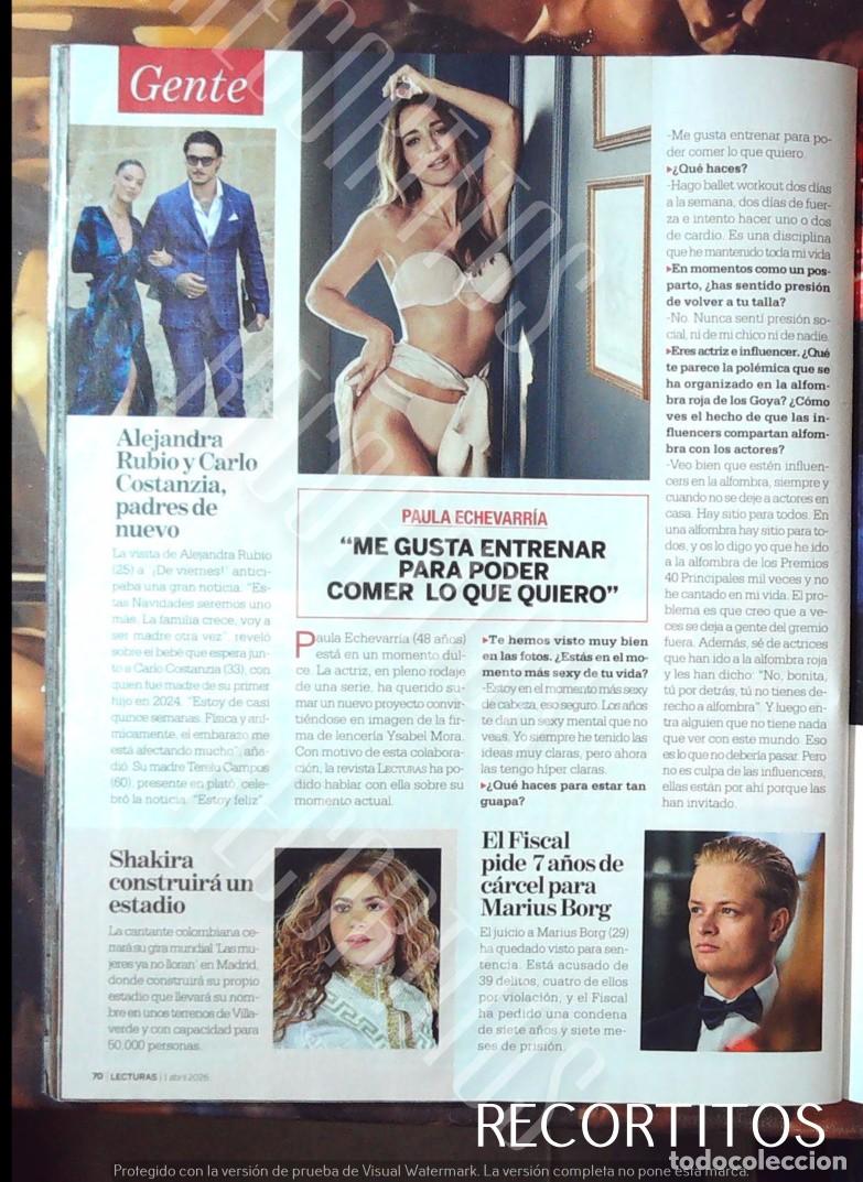 Cinema: paula echevarria lenceria shakira carlo constanzia