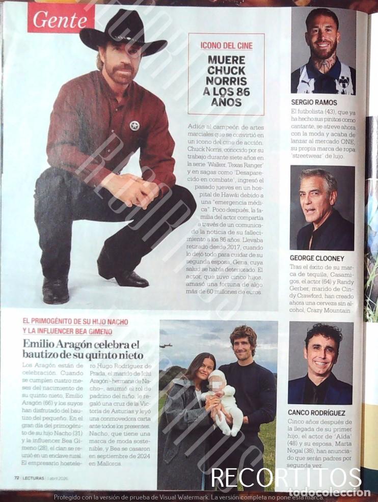Cinema: chuck norris emilio aragon canco rodriguez sergio ramos george clooney