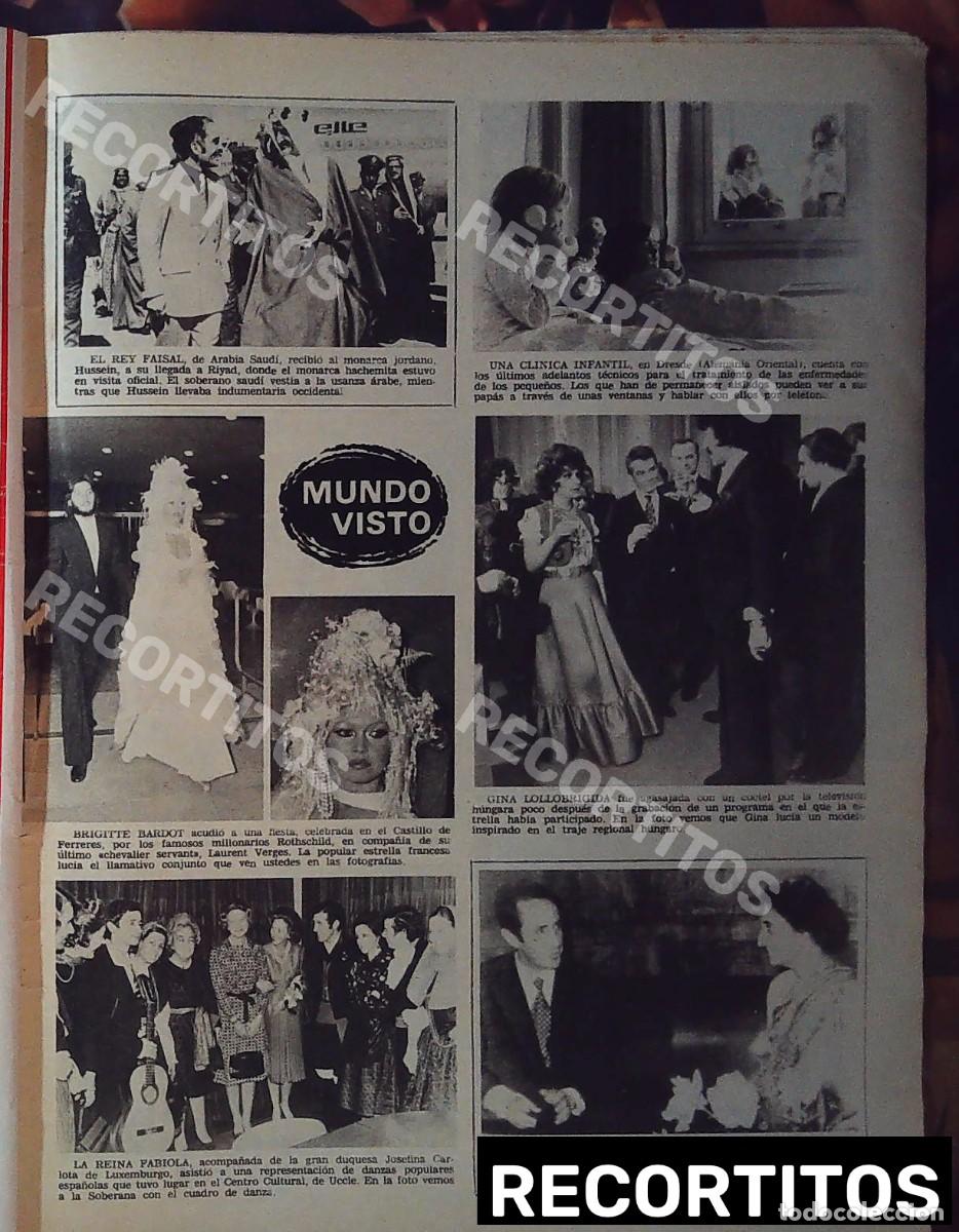 Cinema: bb brigitte bardot BB el rey faisal reina fabiola gina lollobrigida