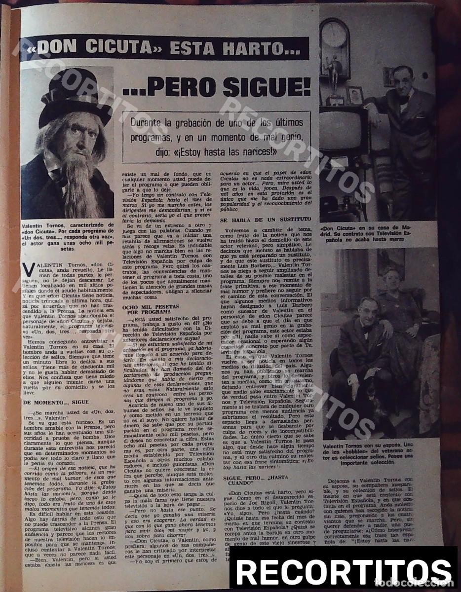 Cinema: VALENTIN TORNOS DON CICUTA UN DOS TRES 1 2 3