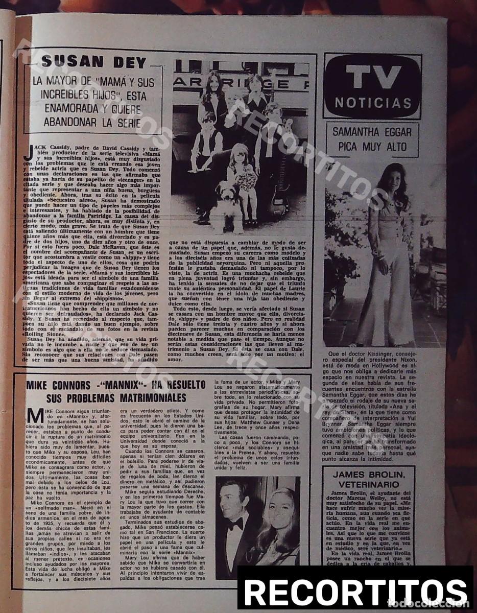 Cinema: samantha eggar los vengadores mike connors susan dey shaun cassidy david mama y sus increibles hijo