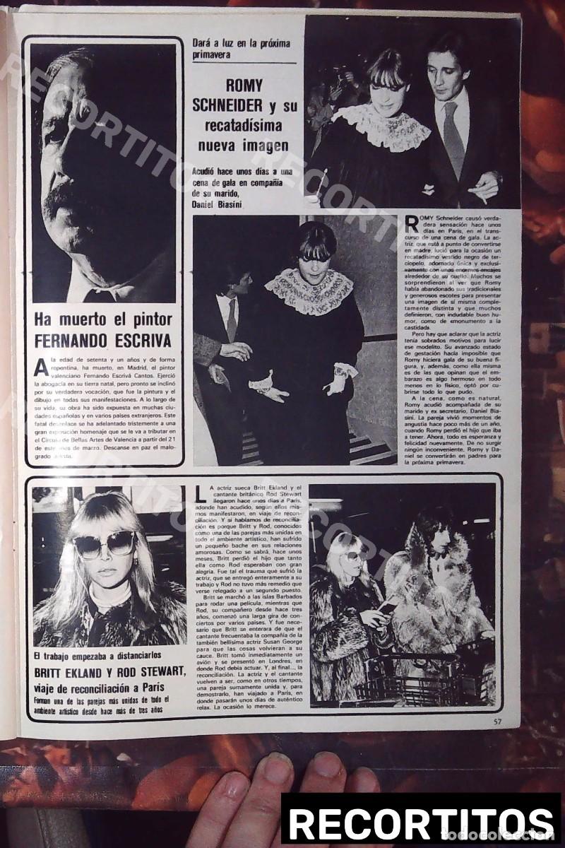 Cinema: BRITT EKLAND romy schneider fernando escriva rod stewart