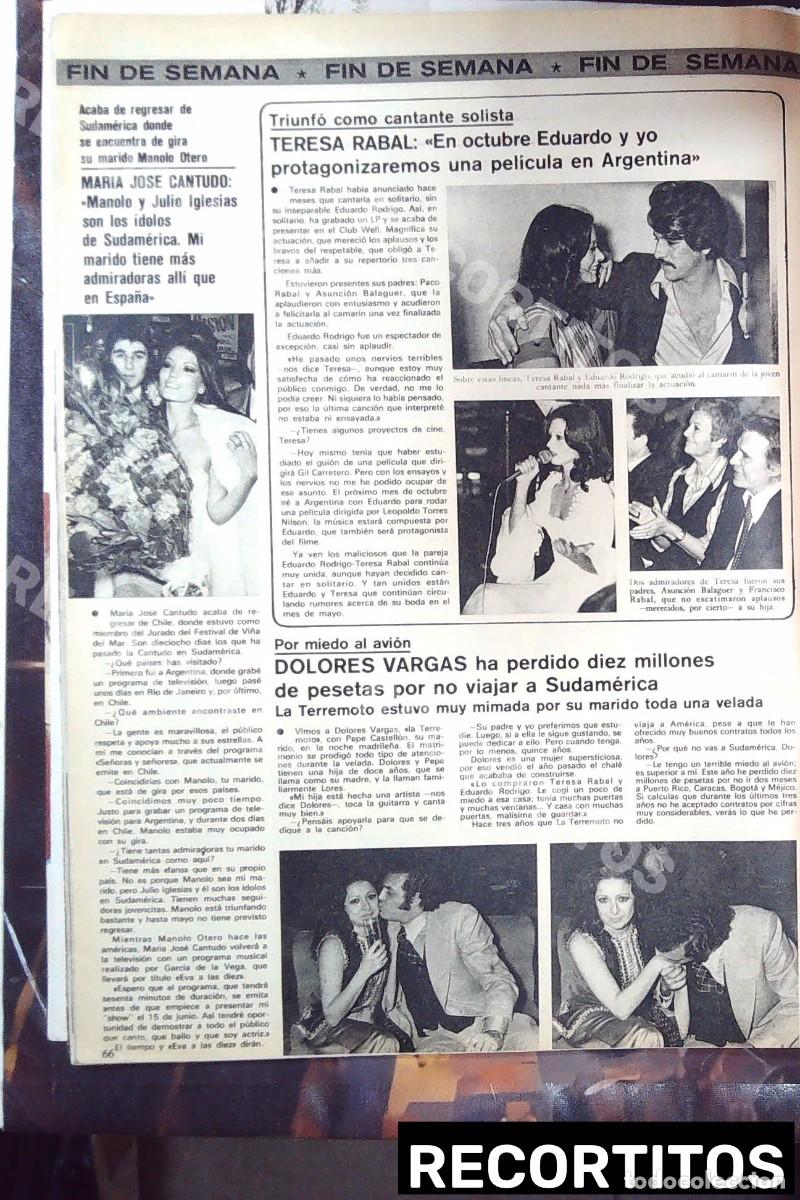Cine: teresa rabal mariajose cantudo manolo otero dolores vargas la terremoto