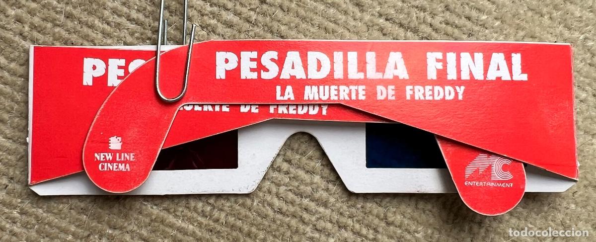 Cine: Gafas 3 D (Tridimensionales) - Pel&iacute;cula Pesadilla Final - La muerte de Freddy Krueger