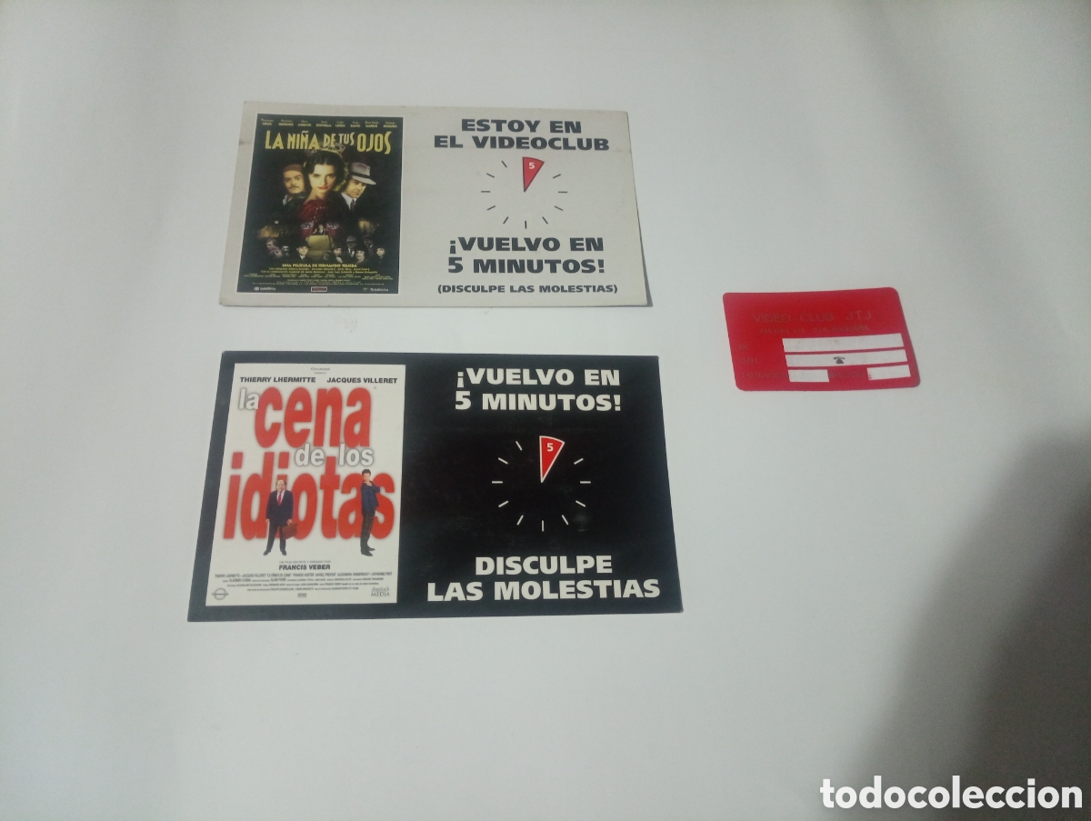 Cinema: Nota aviso coche voy al video club