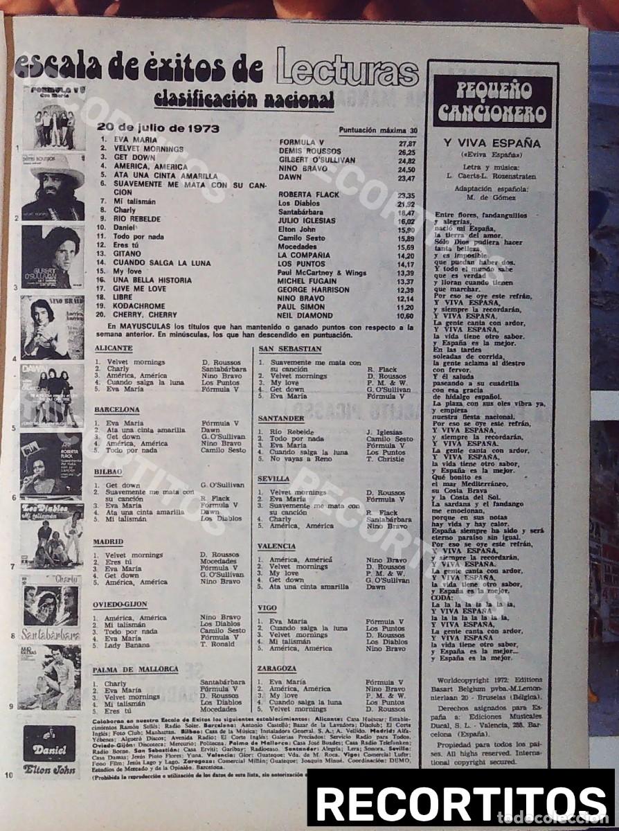 Cinema: formula v demis roussos gilbert osullivan nino bravo los diablos santabarbara julio iglesias