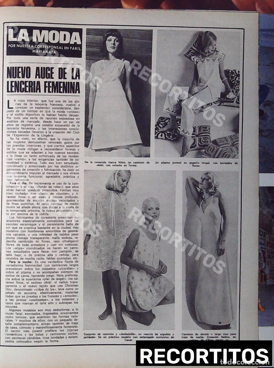 Cine: moda y lenceria 1973 - Foto 1