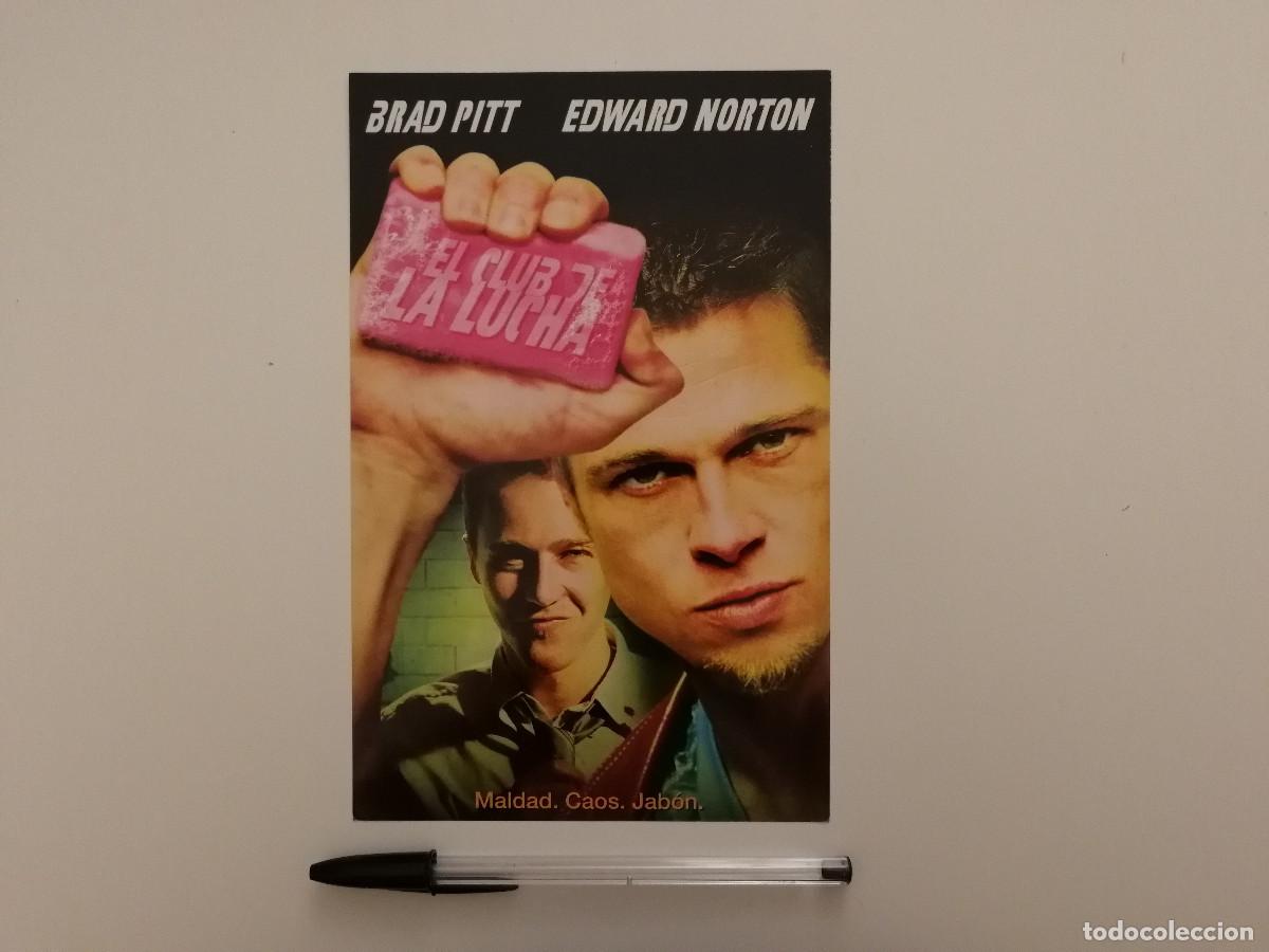 Cinema: MINI-POSTER PUBLICIDAD ORIGINAL -13*18- EL CLUB DE LA LUCHA - BRAD PITT - DAVID FINCHER